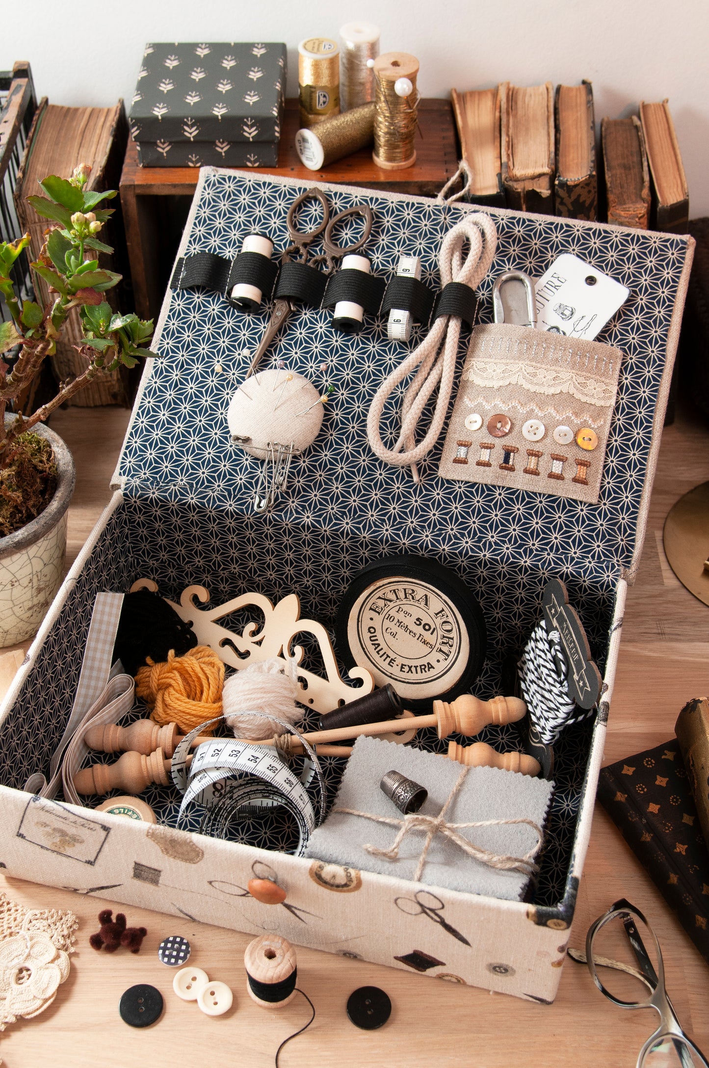 Chart: My Sewing Boxes, Création Point de Croix