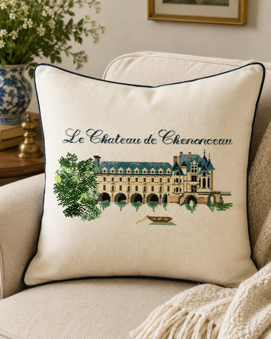 Grille inédite : Le Château de Chenonceau en couleurs, Perrette Samouiloff