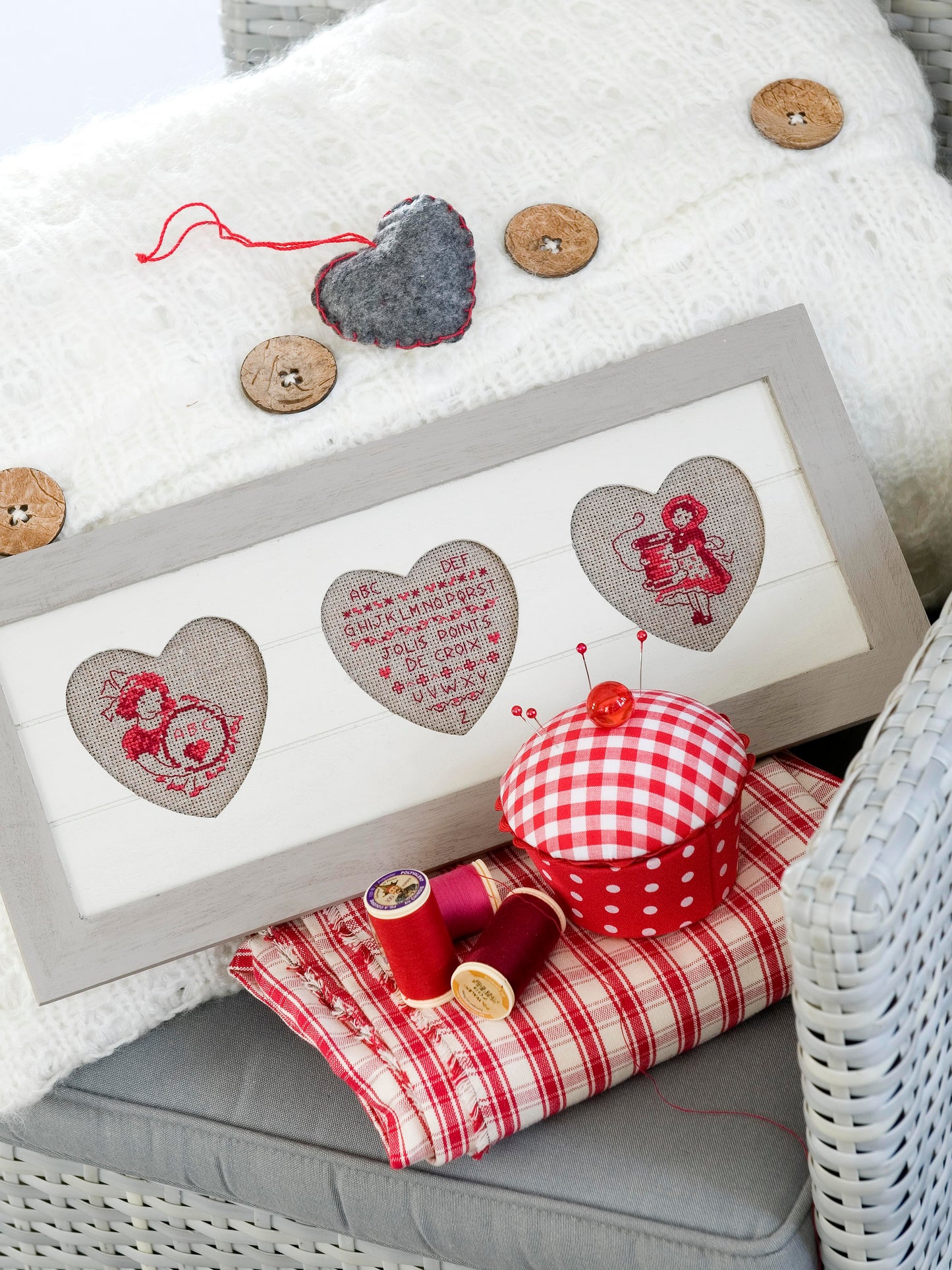 Chart: ABC with a big heart, Cross Stitch Pattern